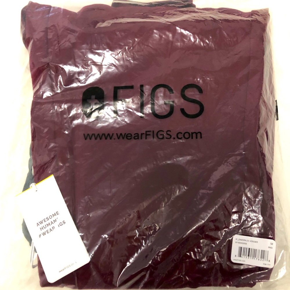 Women's Burgundy Zamora - Jogger Scrub Pants - M / Burgundy